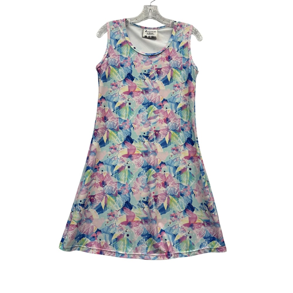 Southeast Salt Tropical Floral‎ UPF 50 Tank Dress Beach Vacation Resort XS